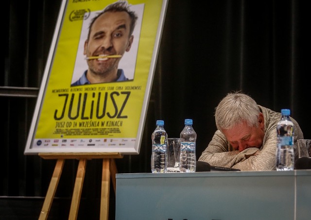 Festiwal filmowy w Gdyni. Trzeci dzień FPFF 19.09.2018. Konferencja ekipy filmu "Juliusz"