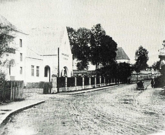 Widok na Dom Katolicki "Zorza", rok 1950