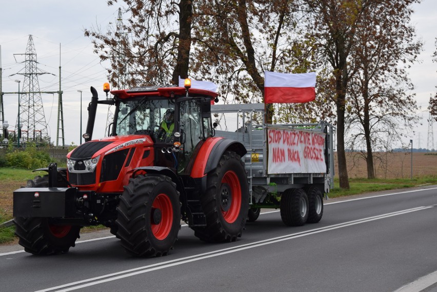 Kolejne protesty rolników w regionie. Traktory wyjechały na...