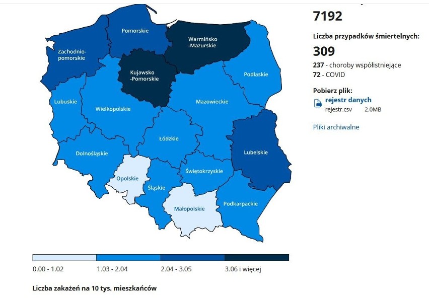 Koronawirus. Prawie 100 nowych zachorowań na Covid-19 w Słupsku i regionie - 22.12.2020