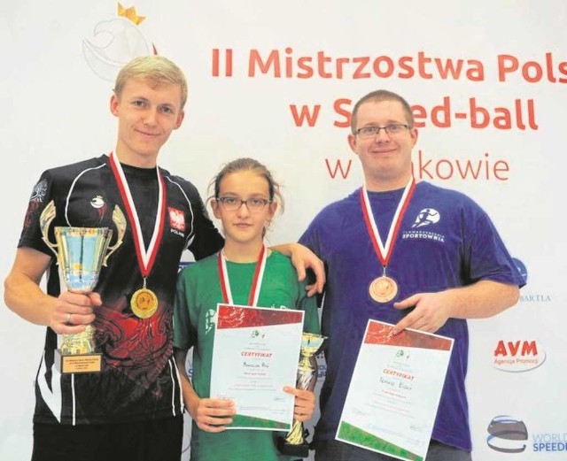 Od lewej: Zbigniew Bizoń, Marcelina Ryś i Tomasz Bizoń
