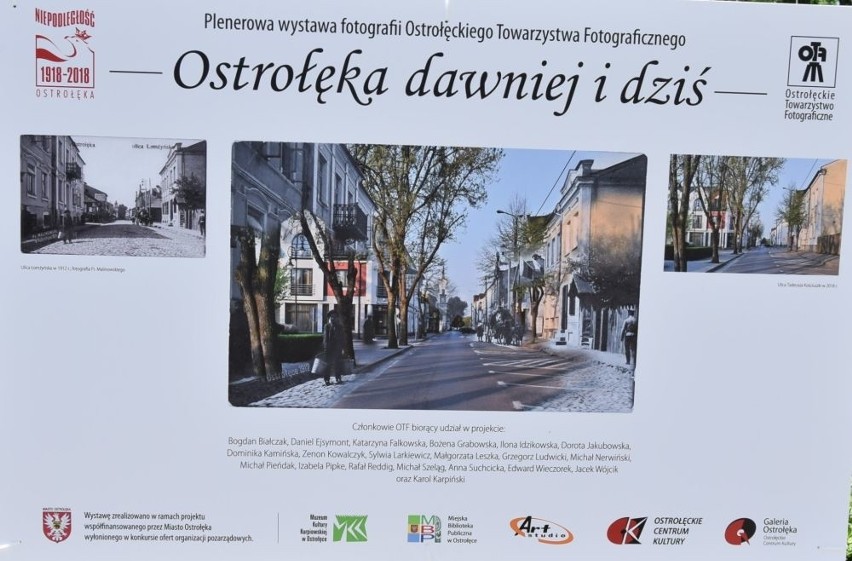 Ostrołęka. Wystawa fotograficzna „Ostrołęka dawniej i dziś” na placu Bema [ZDJĘCIA]