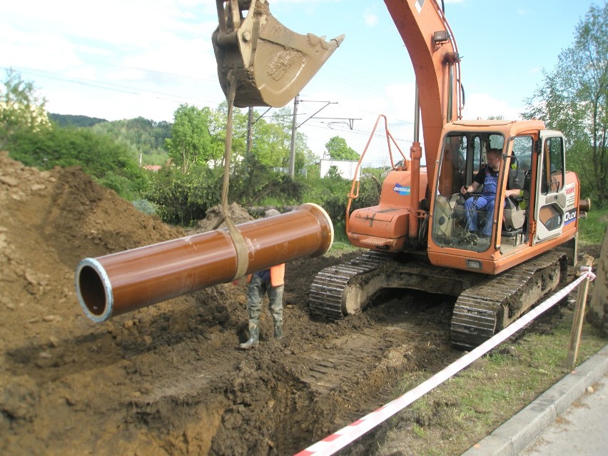 System kanalizacyjny dorzecza górnej Skawy w miejscowości Białka na terenie gminy Maków Podhalański