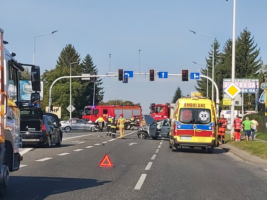 Wypadek na ul. Krakowskiej w Rzeszowie
