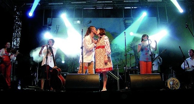 Zespół Taruta z Kijowa, zaprezentował muzykę z różnych rejonów Ukrainy i Podlasia