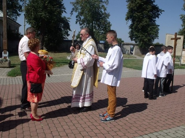 Dożynki parafialne w kolegiacie w Opatowie 