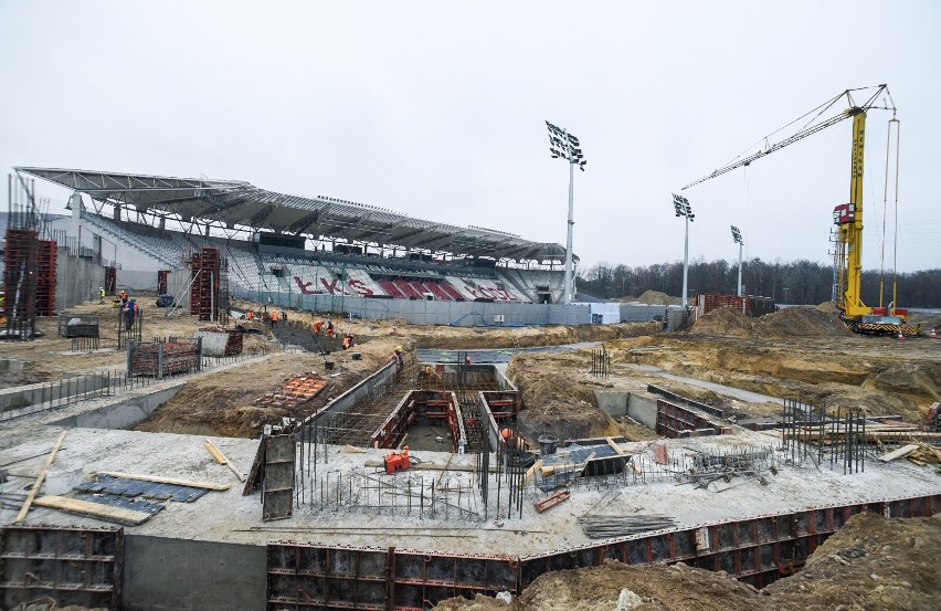 Po konferencji prasowej: Łódź Buduje stadion ŁKS. Pogoda sprzyja więc budują nadal [GALERIA ZDJĘĆ]