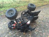 Wypadek w Szczawinie. Kierowca quada w szpitalu
