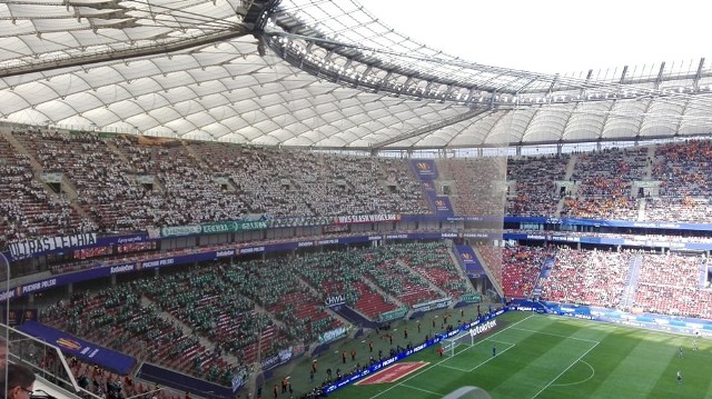 Wielu kibiców Lechii Gdańsk nie weszło na Stadion Narodowy