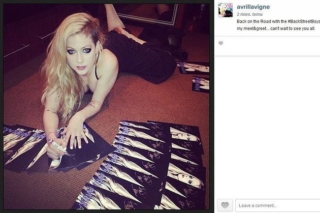 Avril Lavigne (fot. screen z Instagram.com)