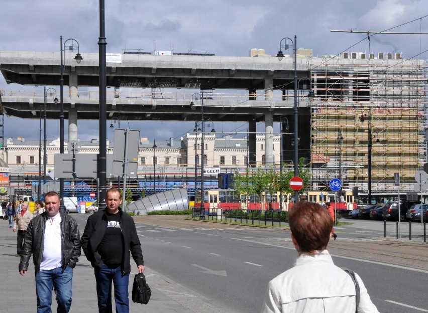 Postępy prac na dworcu PKP
Budowa dworca PKP