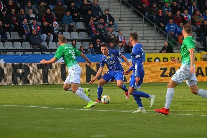 Fortuna 1 Liga. Radomiak Radom przegrał 1:3 z Miedzią Legnica. ZDJĘCIA Z TEGO MECZU