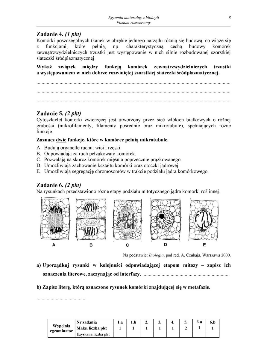 Matura 2014 BIOLOGIA ARKUSZE