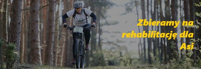 Asia przed udarem jeździła w maratonach MTB.