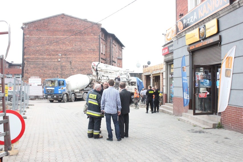 Wypadek na budowie centrum handlowego w Piekarach Śląskich