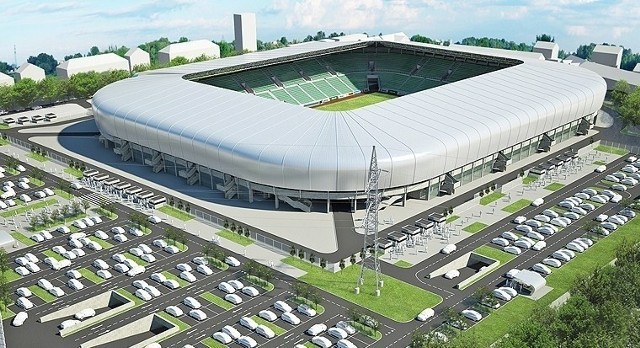 Projekt stadionu GKS-u Tychy