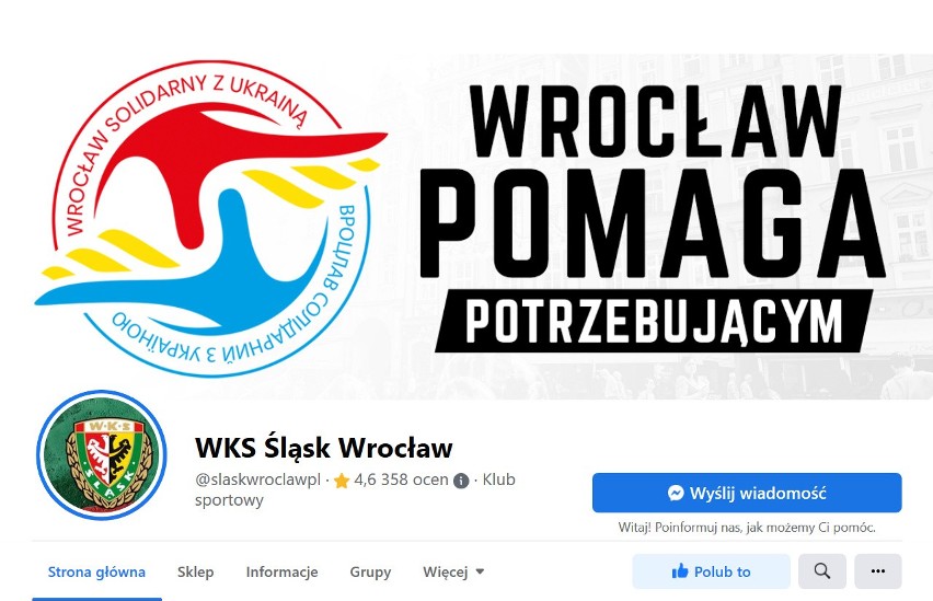 3. miejsce: Śląsk Wrocław - 223.702 osoby lubią na...