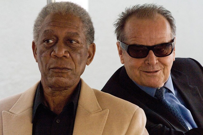 Morgan Freeman i Jack Nicholson w filmie "Choć goni nas...