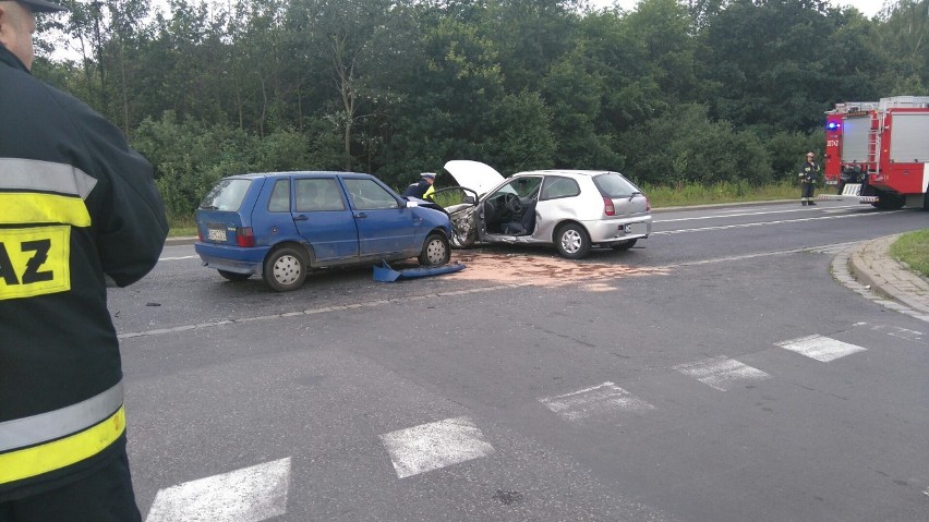 Wypadek na skrzyżowaniu Królewieckiej i Mrągowskiej,...