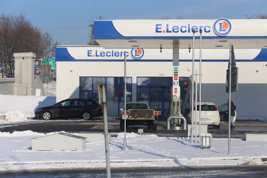 Cena paliw na stacji E.Leclerc w Sosnowcu jest najniższa w...