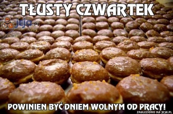 Tłusty Czwartek MEMY...