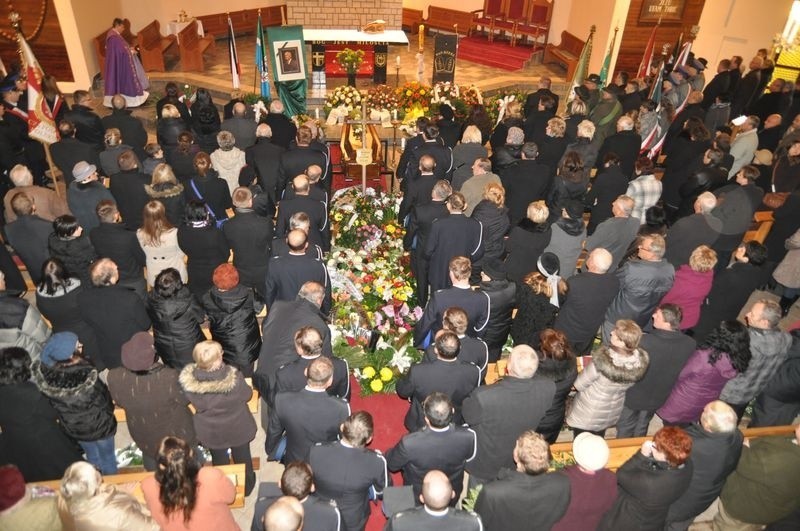 Pogrzeb burmistrza Białego Boru.