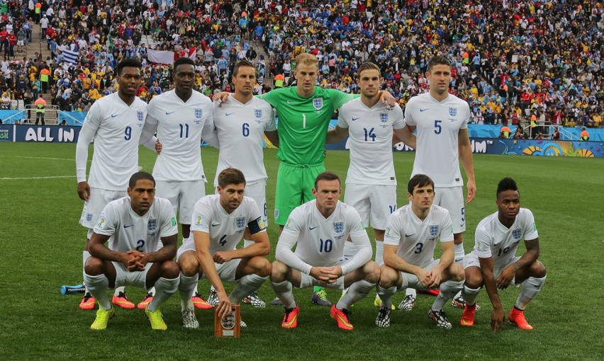 Reprezentacja Anglii - Mundial 2014.