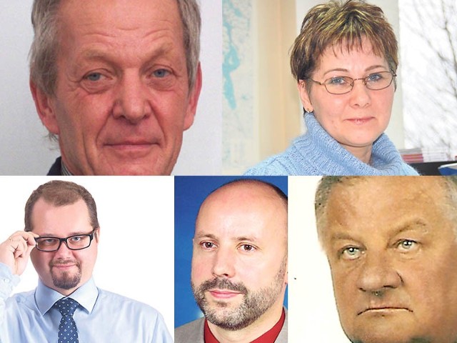 Od lewego górnego rogu: Krzysztof Kulczyński, Jolanta Maczyszyn, Paweł Mikołajewski, Piotr Ptasiński, Krzysztof Wołyniec