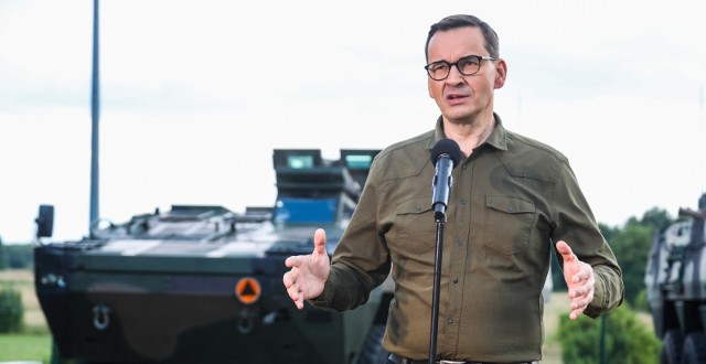 Premier Mateusz Morawiecki w mocnych słowach odnosił się do wpisu Donalda Tuska o Grupie Wagnera