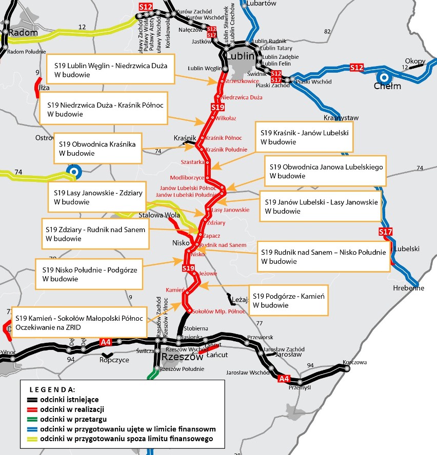 Mapa inwestycji.