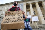 Wrocławianie protestowali w obronie uchodźców przetrzymywanych na granicy polsko-białoruskiej