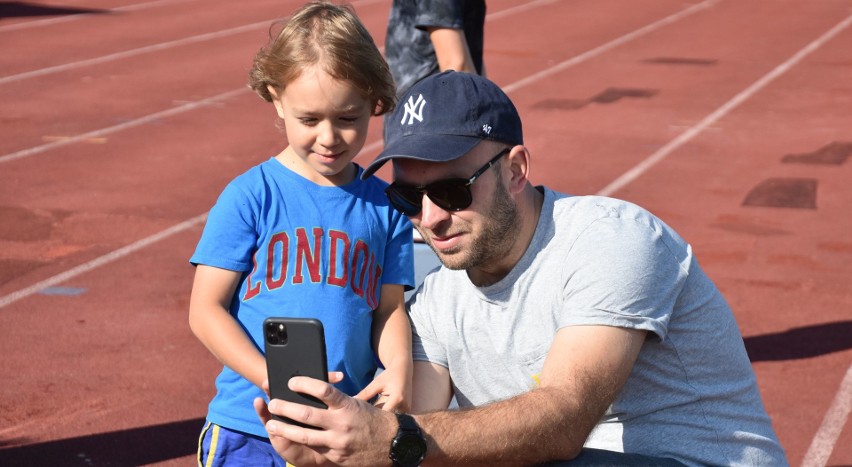 Wspaniała lekkoatletyczna impreza odbyła się w sobotę na...