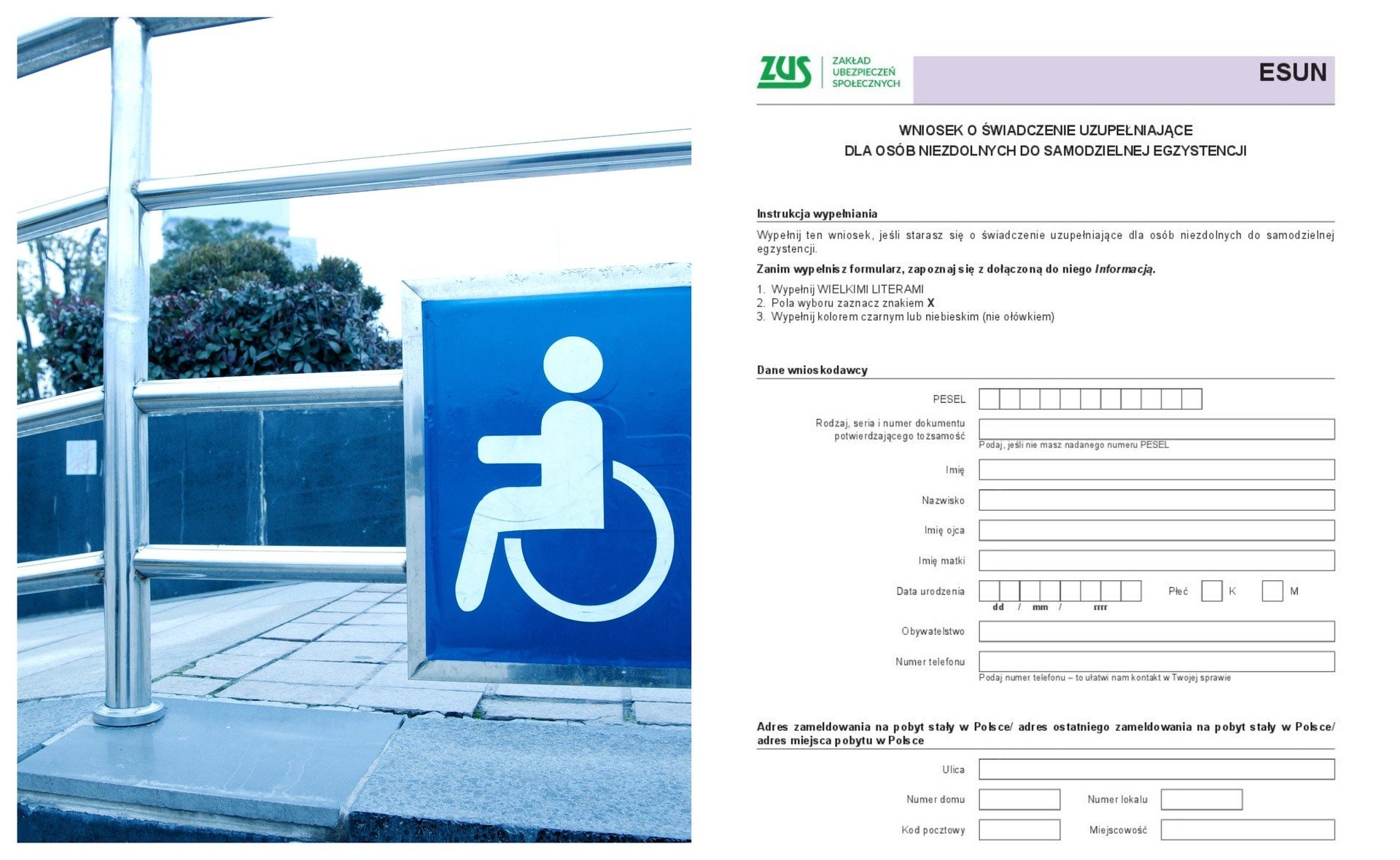Wniosek o 500 plus dla niepełnosprawnych. Skąd wziąć wniosek, jak go  wypełnić i gdzie złożyć? Wnioski online i w siedzibie ZUS [7.11.2019] |  Dziennik Bałtycki