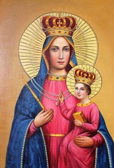 Obraz Matki Bożej Różanostockiej bez srebrnej szaty