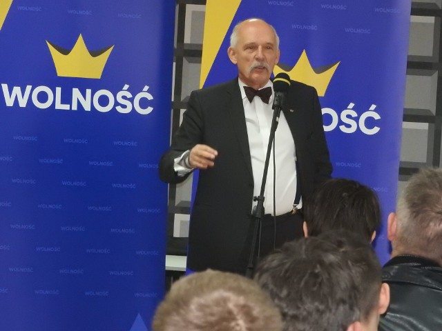 Janusz Korwin - Mikke w niedzielę był w Wadowicach