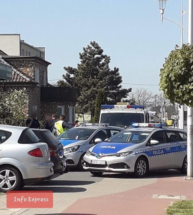 Napad na bank przy ul. Zjednoczenia w Ciasnej 25.04.2019.