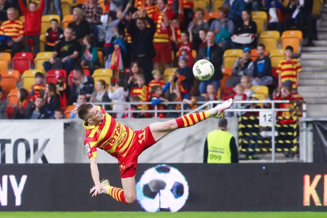 2016-04-25 bialystok jagiellonia termalica bruk-bet nieciecza ekstraklasa 36 kolejka pilka nozna fot. wojciech wojtkielewicz kurier poranny / gazeta wspoczesna polska press