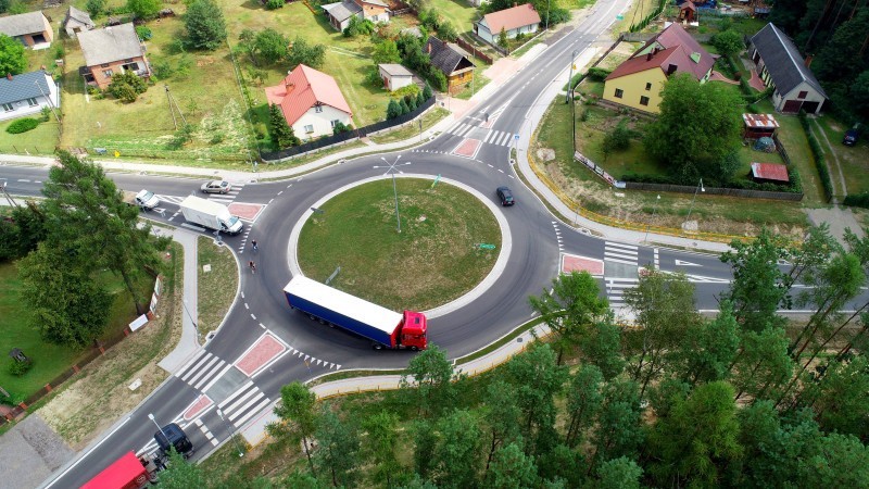 Nowe rondo na skrzyżowaniu DK nr 77 z drogami wojewódzkimi nr 861 i 863 w Kopkach koło Niska [ZDJĘCIA]