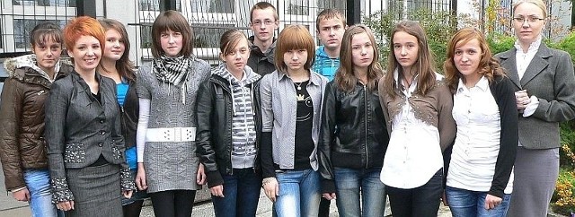 Także silna grupa gimnazjalistów z Wielgusa postawiła swój pierwszy krok do kariery podczas spotkania w Cudzynowicach.