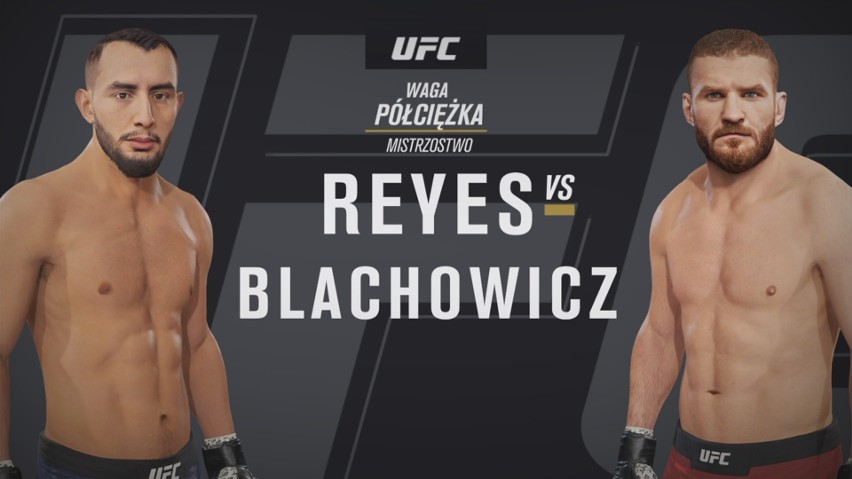 Błachowicz vs Reyes w grze UFC 4. O mistrzostwie przesądził...