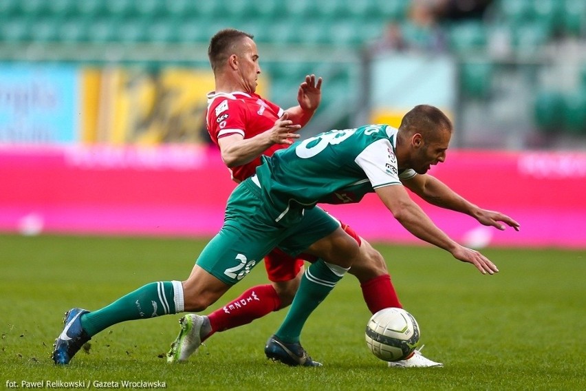 Śląsk Wrocław – Widzew Łódź 1:0. Trzy punkty dla WKS-u (WYNIK, ZDJĘCIA)