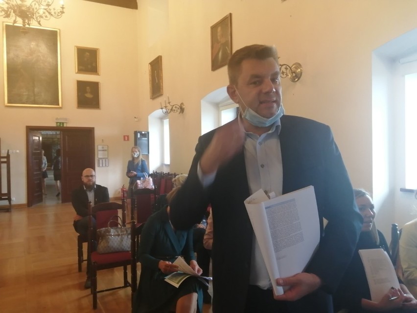 W spotkaniu uczestniczył burmistrz Sandomierza Marcin Marzec...