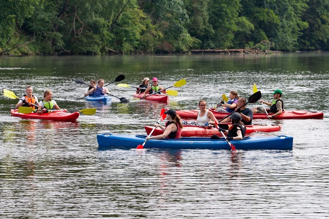 Kajakarze przepłyną 11 km, głównie odcinkiem jeziornym Brdy