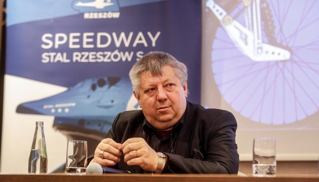 06.11.2018 rzeszow stal rzeszow zuzel konferencja prasowa zapowiedz nowego sezonu nz ireneusz nawrocki prezes fot krzysztof kapica