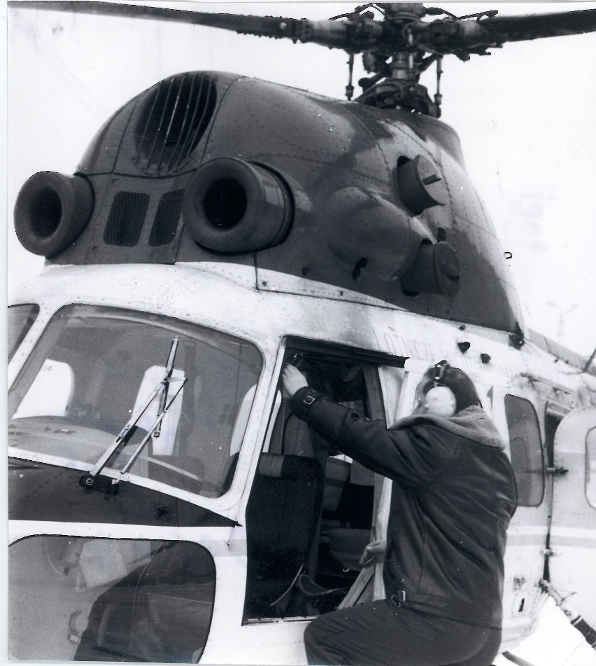 Helikopter Lotniczego Pogotowia Ratunkowego, rok 1987