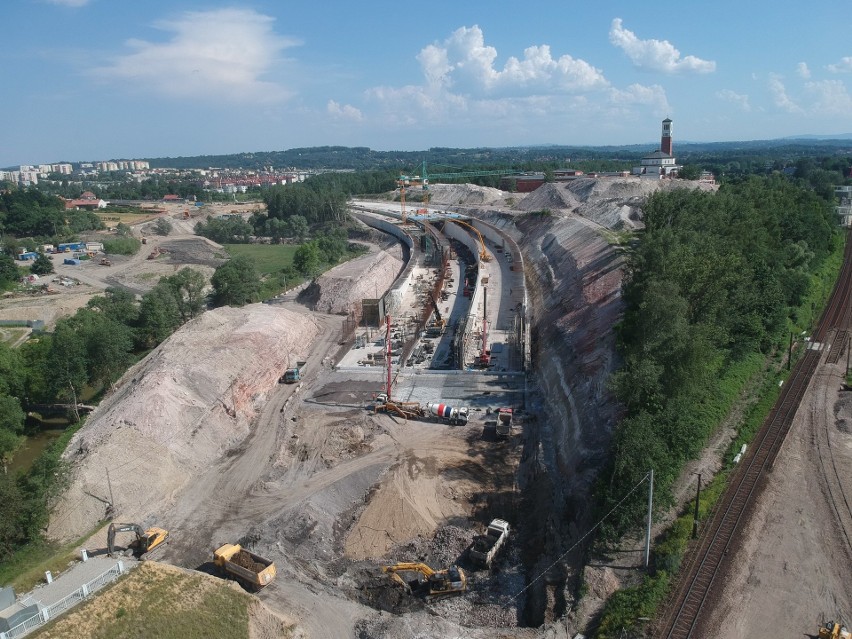 Budowa Trasy Łagiewnickiej. Zobacz najnowsze zdjęcia! [GALERIA]