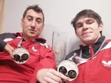 Lubelski duet zdobył w Wiśle srebrny medal Drużynowych Mistrzostw Polski Niepełnosprawnych w tenisie stołowym 