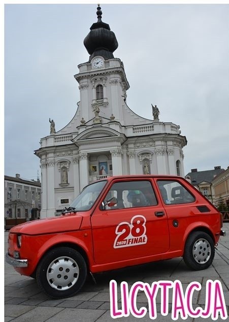 Ten czerwony fiat będzie "gwiazdą" tegorocznego finału WOŚP...