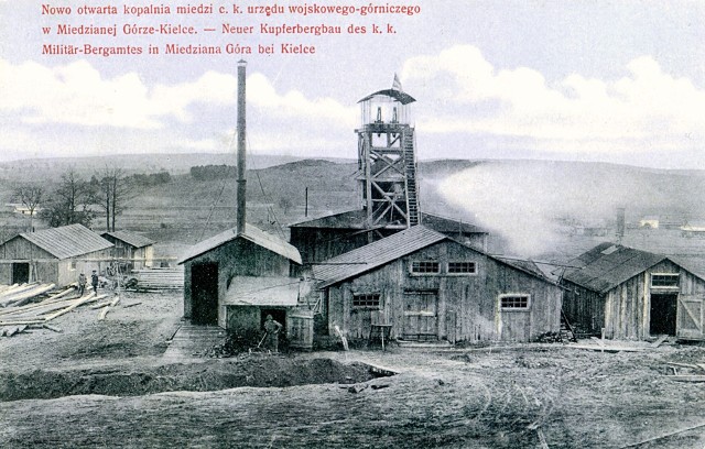 Lata 1913-1914, Kopalnia miedzi c.k. urzędu wojskowego-górniczego w Miedzianej Górze.