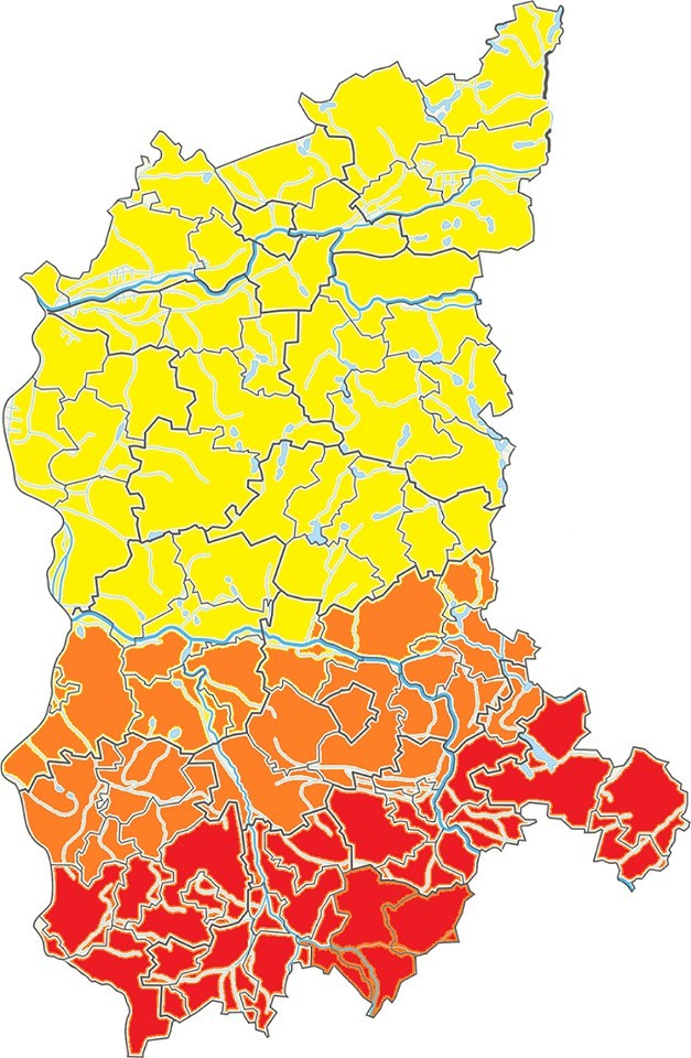 Najbardziej narażone na burze jest południe województwa